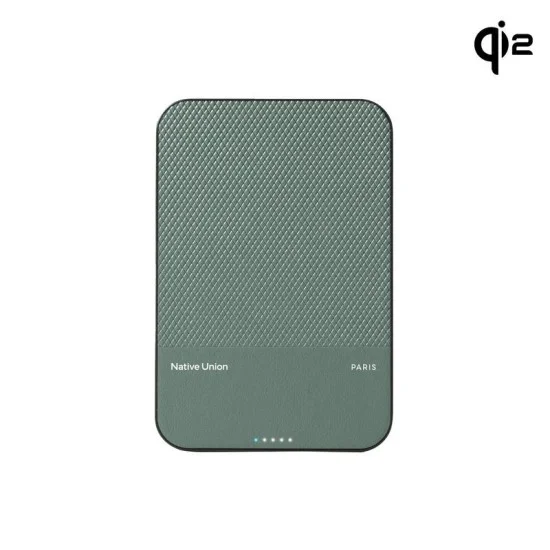 Native union (re)classic power bank 5000mah qi2 _ Slate green